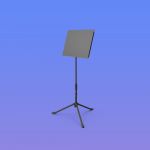 3D render of a music stand