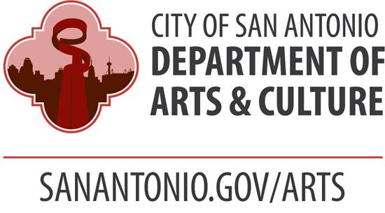 City of San Antonio Arts and Culture Department logo.